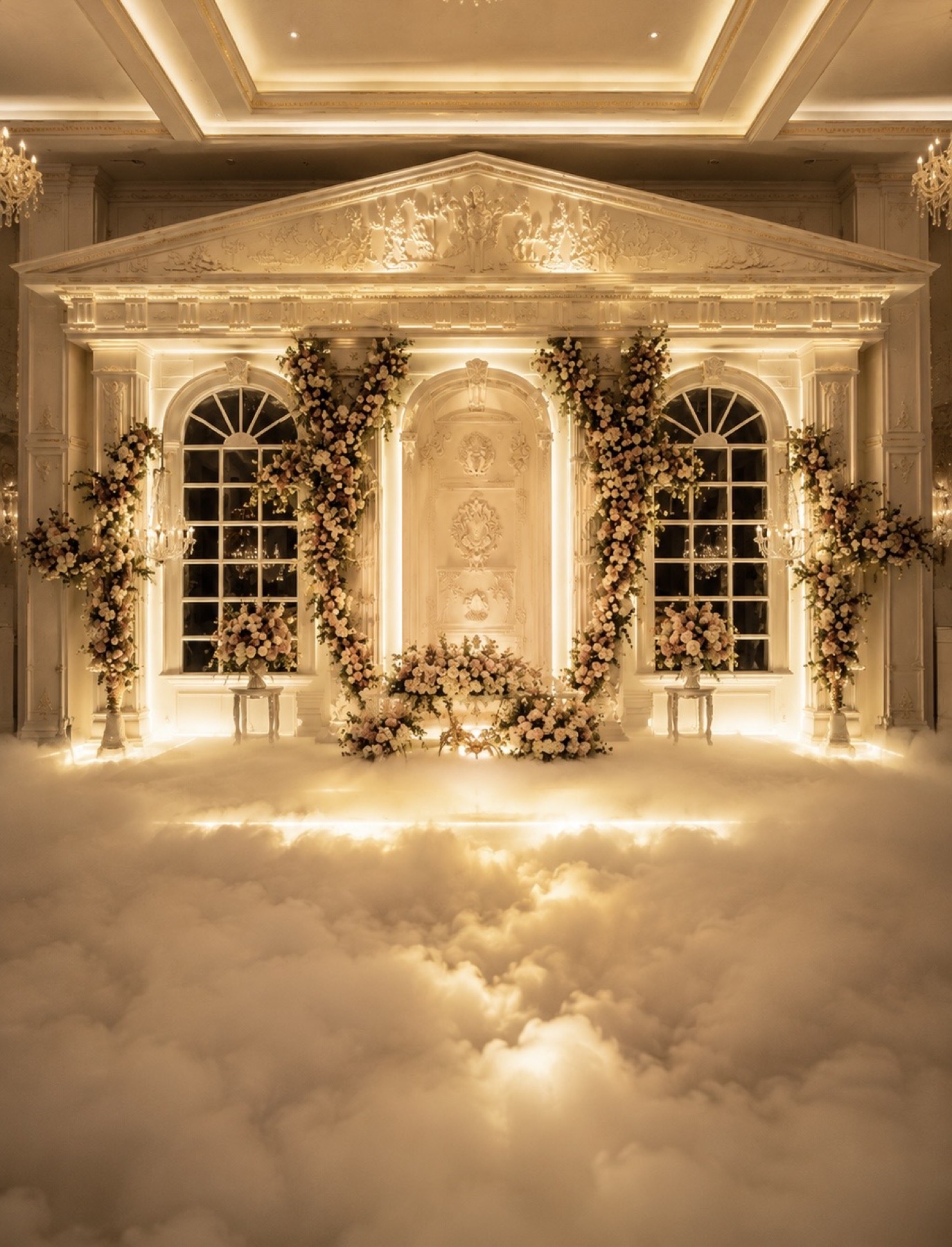 Paartanz mit Bodennebel und Lasershow im Royal Dream